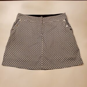 Tail Navy and White Patterned Skort Sz 14